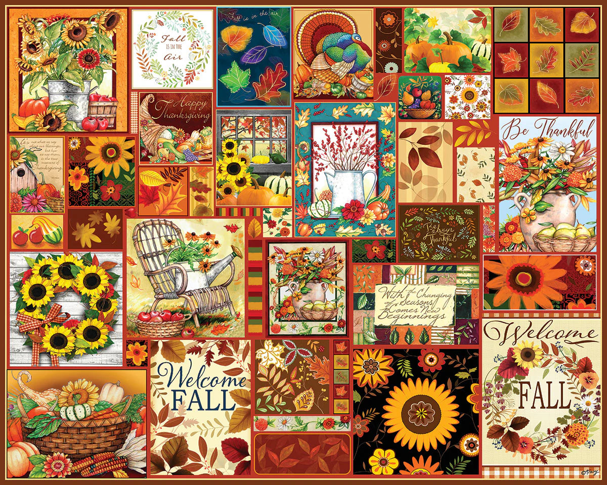 Welcome Fall - 1000 Piece Jigsaw Puzzle White Mountain