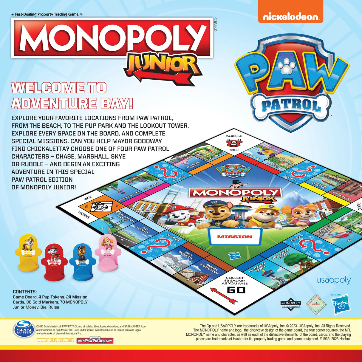 Monopoly Jr.: Paw Patrol
