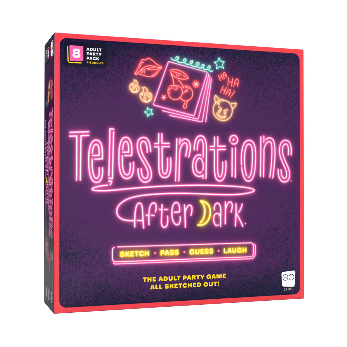 Telestrations After Dark 8 Player (2nd Edition) board game | Elderwoods