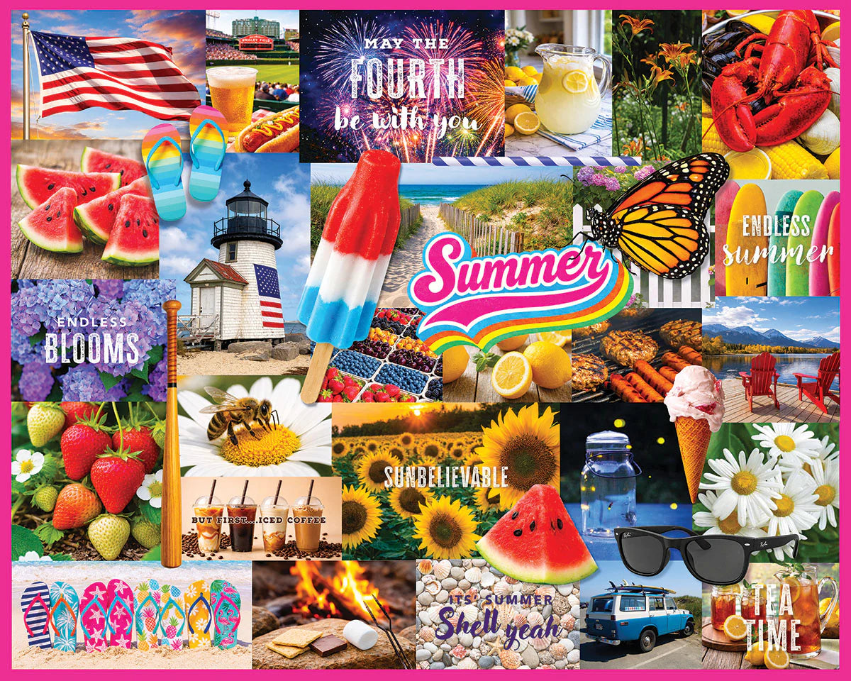 I Love Summer - 1000 Piece Jigsaw Puzzle White Mountain