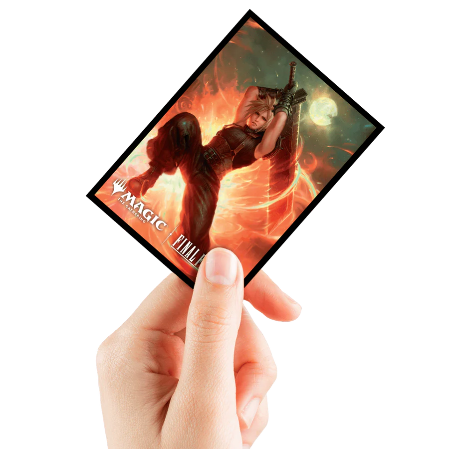 Ultra Pro Final Fantasy Commander Cloud Ex-SOLDIER Sleeves single sleeve display