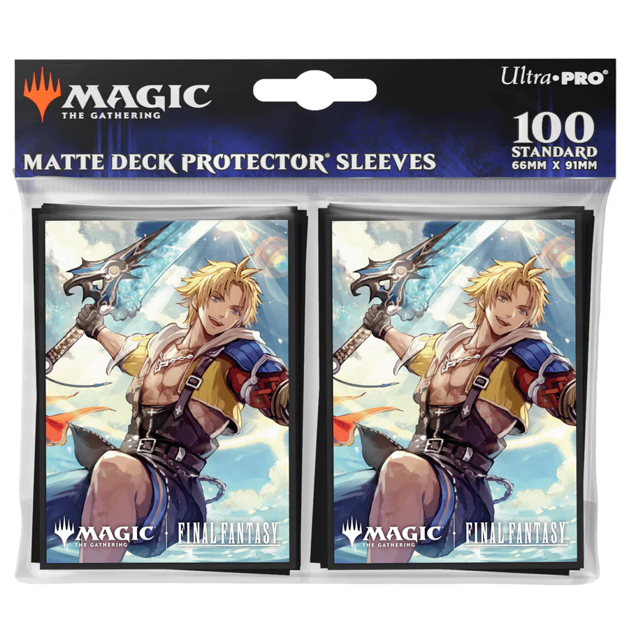 Ultra Pro Final Fantasy Commander Tidus, Yuna's Guardian Sleeves card protection