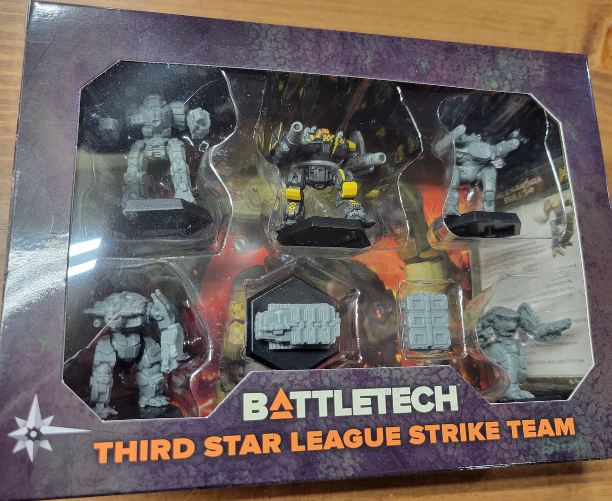 BattleTech: Third Star League Strike Team mech miniatures