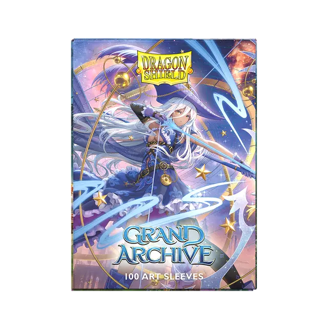 Dragon Shield Grand Archive - Diana, Moonpiercer Sleeves close-up of artwork