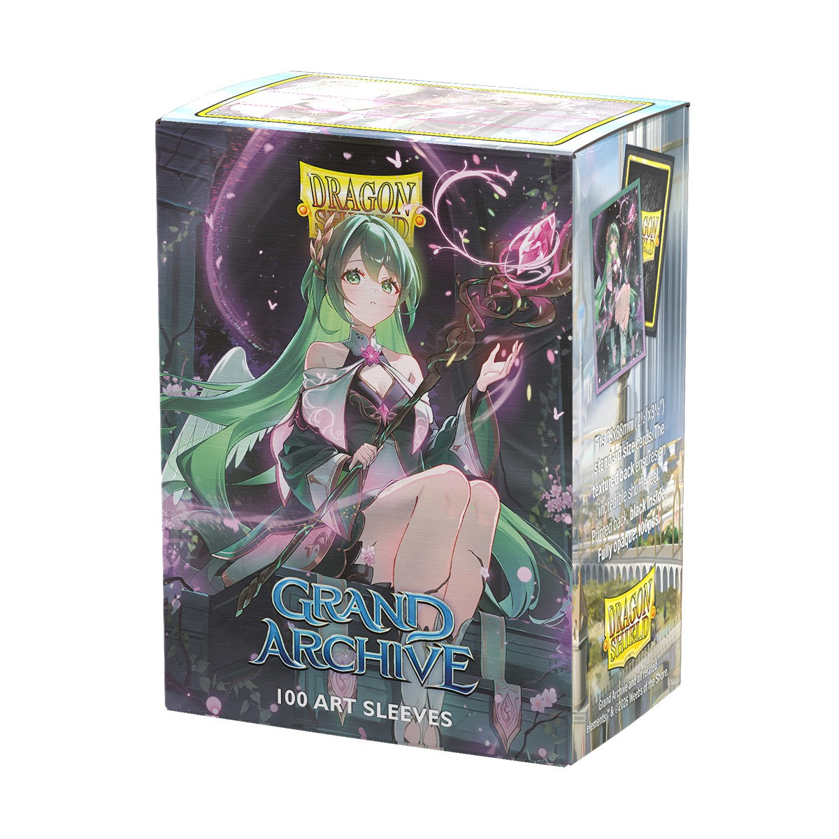 Dragon Shield Grand Archive - Ariel Archangel of Natura Sleeves | Elderwoods