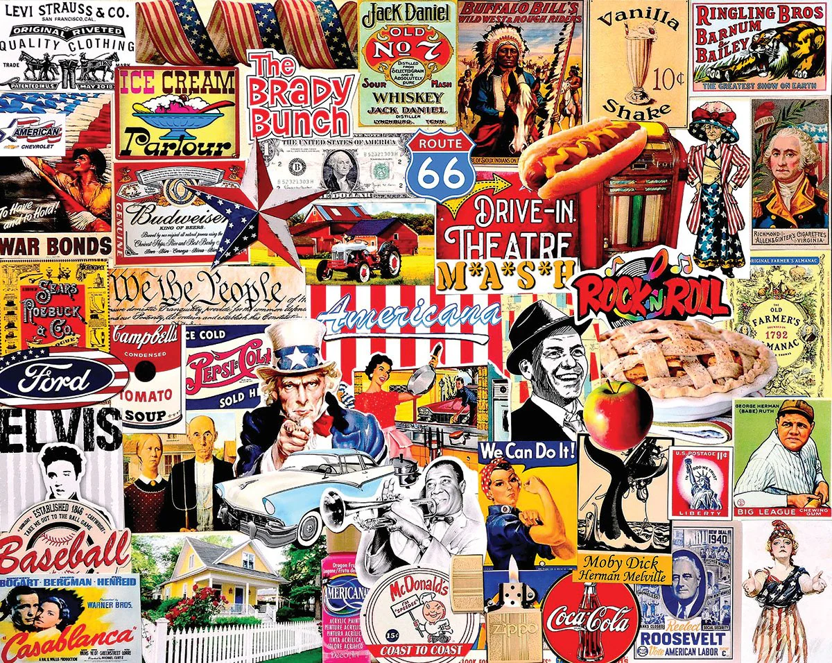 Americana - 1000 Piece Jigsaw Puzzle White Mountain