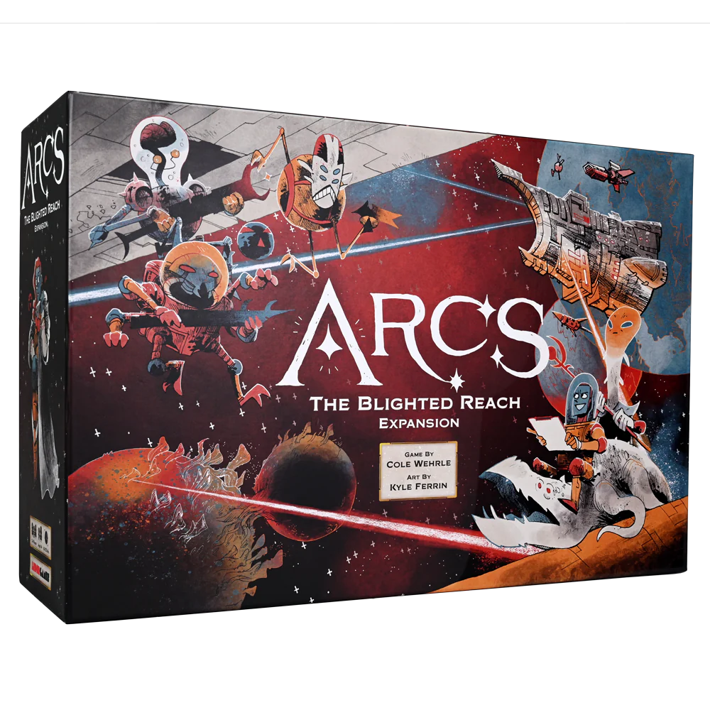 Arcs: The Blighted Reach Campaign Expansion board game box | Elderwoods