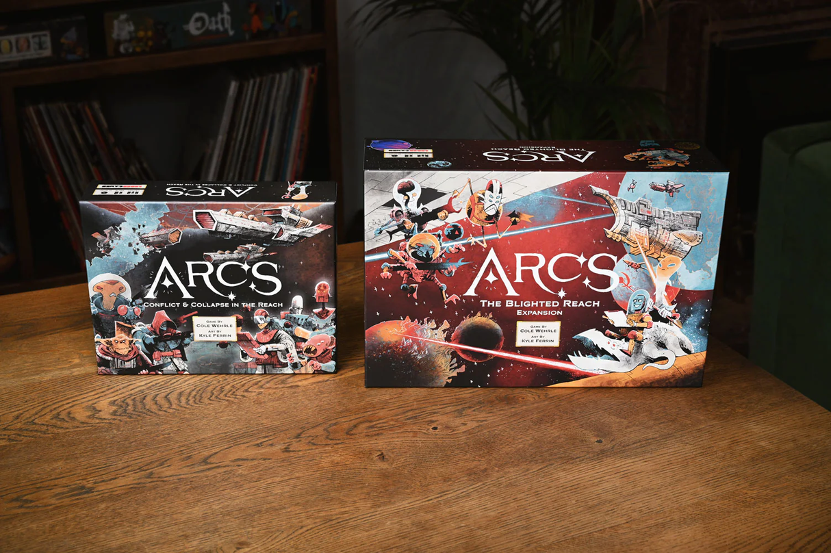 Arcs: The Blighted Reach and Conflict & Collapse in the Reach expansion boxes