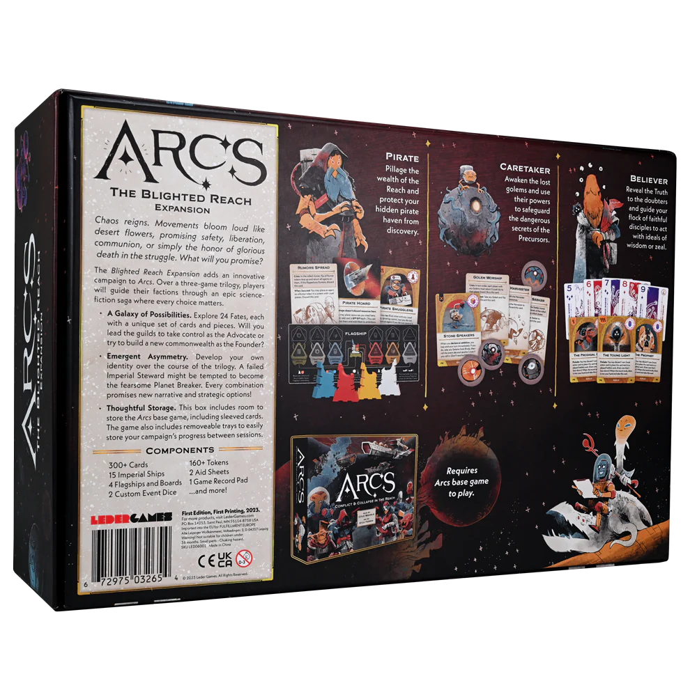 Arcs: The Blighted Reach expansion content overview