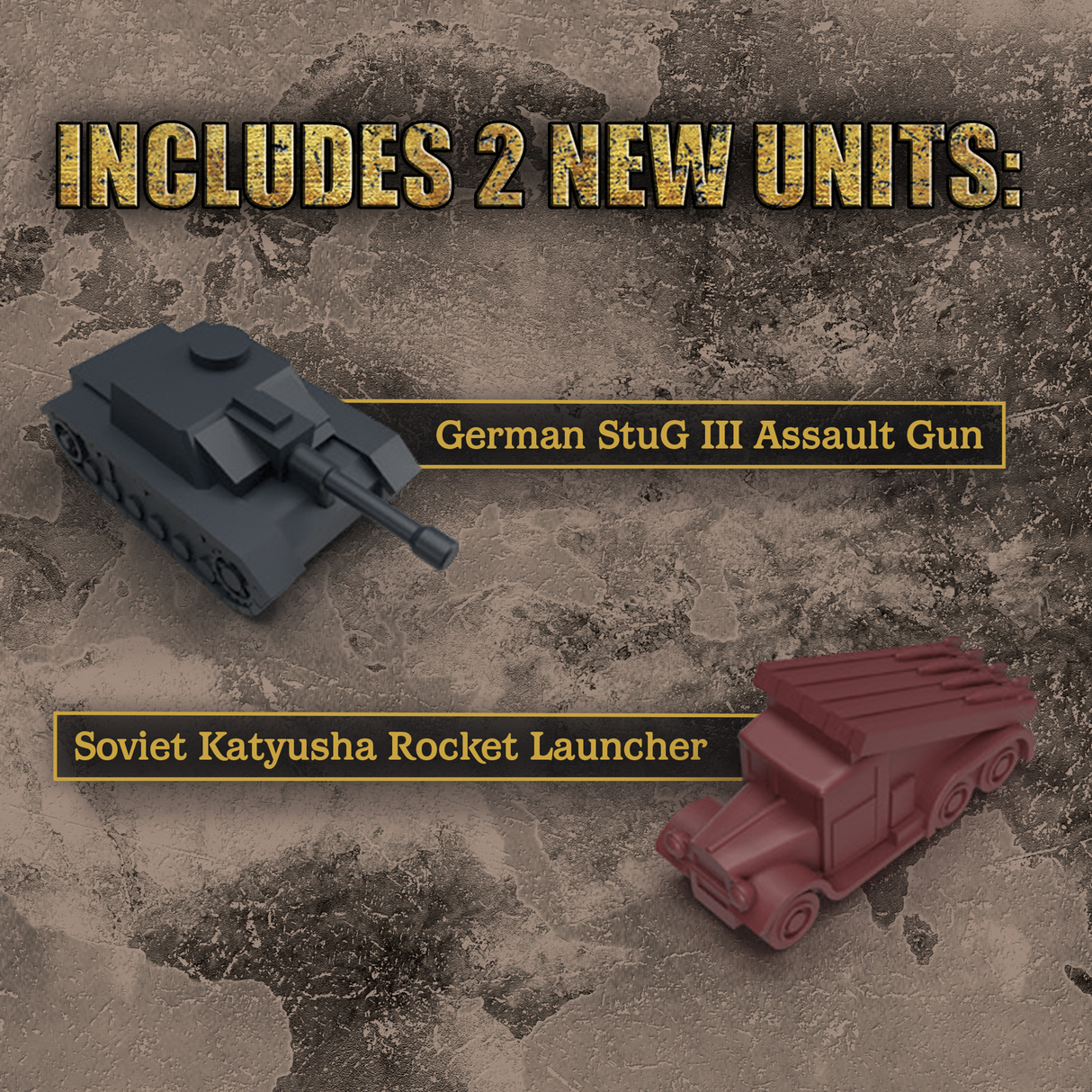 Axis & Allies: Stalingrad tactical map and units