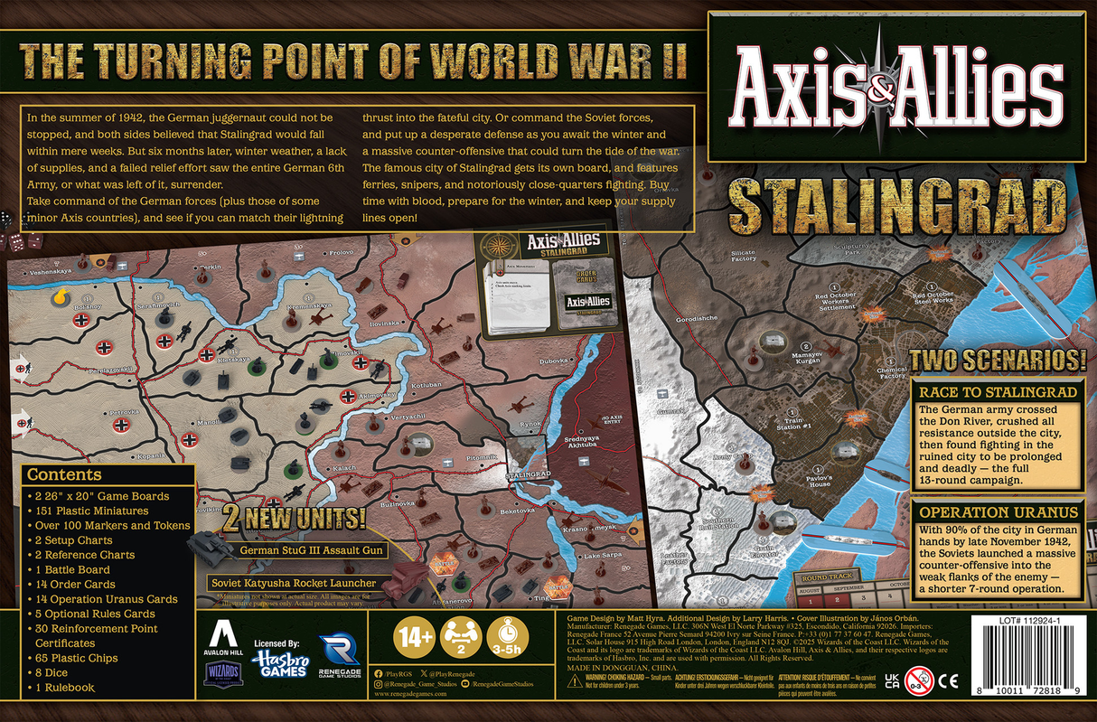 Axis & Allies: Stalingrad strategic gameplay view
