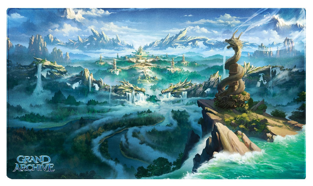 Baidi - Grand Archive Playmat - Dragon Shields | Elderwoods