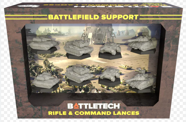 BattleTech: Mercenaries Forcepack - Battlefield Support Rifle & Command Lances board game