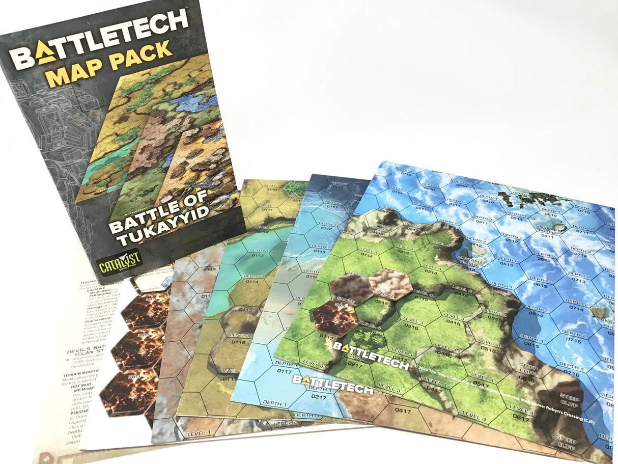 BattleTech: Map Pack - Battle of Tukayyid board game | Elderwoods