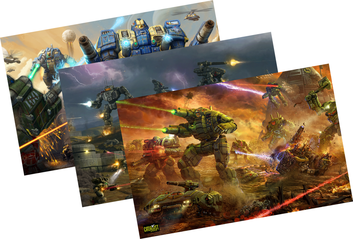 BattleTech: Mercenaries Supersize Poster Set of 3
