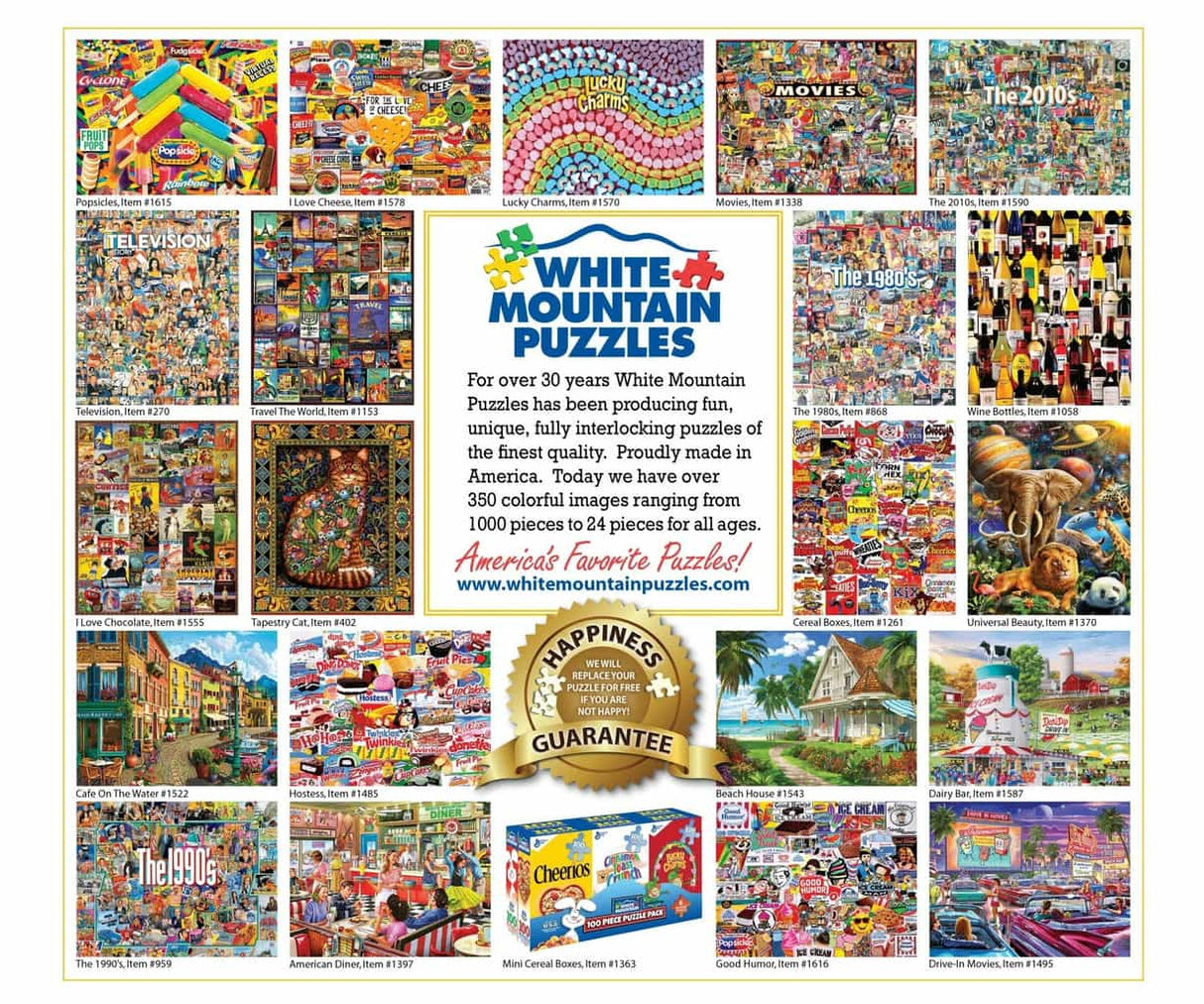 Mystery Clues- 1000 Piece Jigsaw Puzzle White Mountain