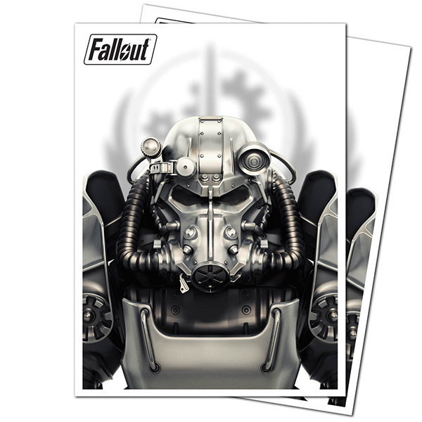 Fallout - Brotherhood of Steel - Apex Sleeves (105ct) featuring protective card sleeve design with Brotherhood of Steel emblem