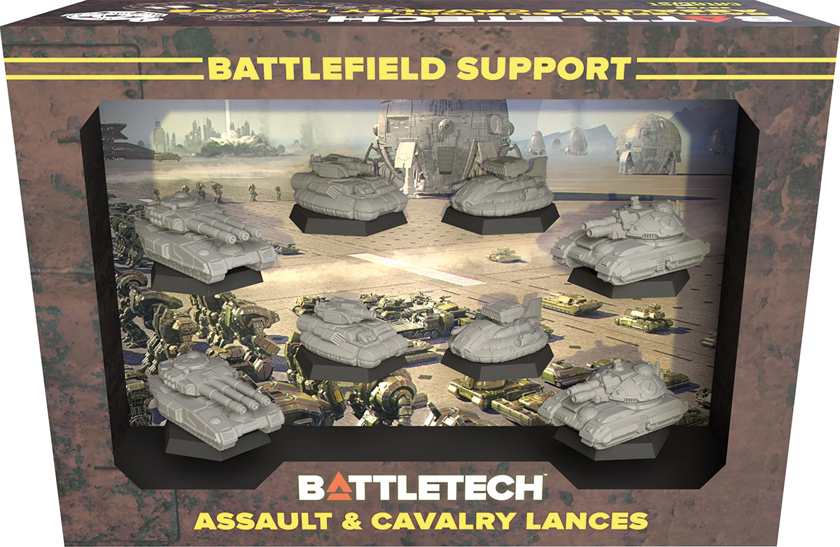 BattleTech: Mercenaries Forcepack - Battlefield Support Assault & Cavalry Lances board game miniatures