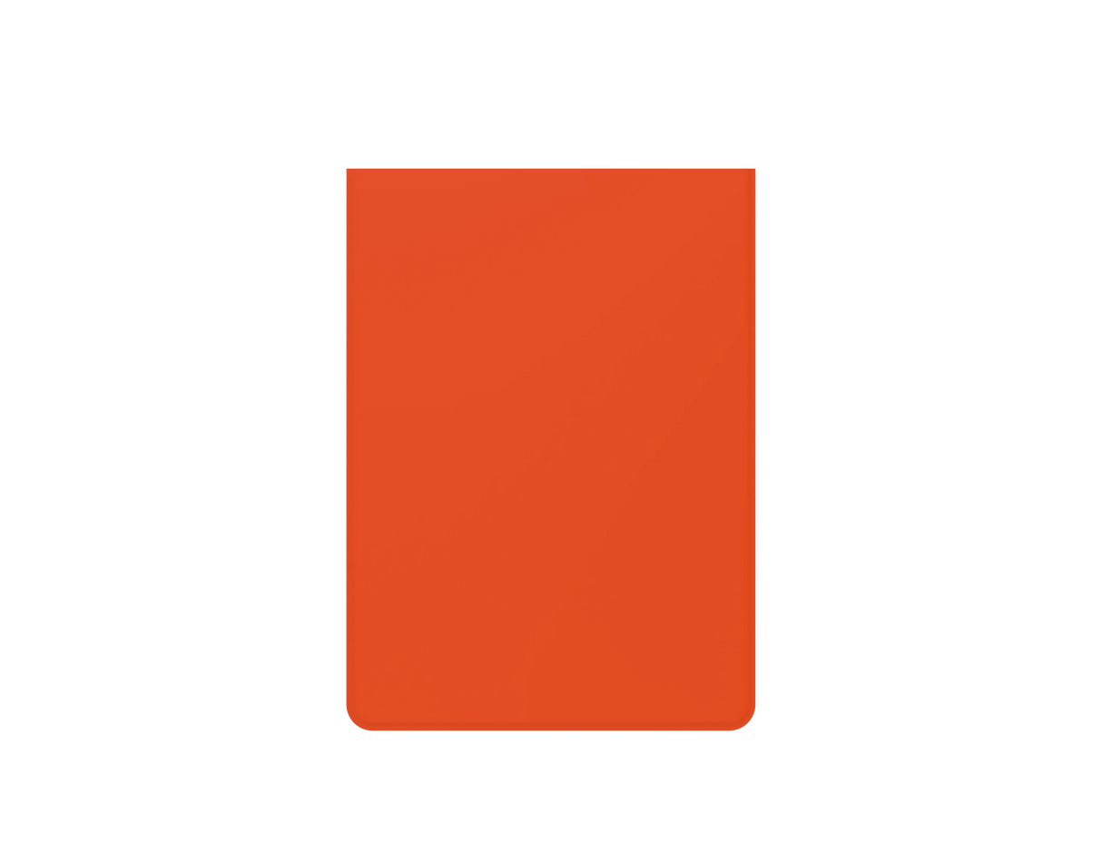 Heavy Play Curv Sleeves - Monk Orange (100) displaying card protection features