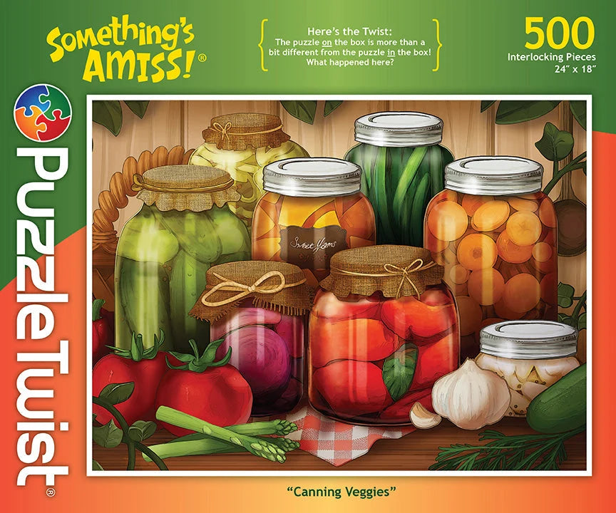 Canning Veggies - 500pc Puzzle Twist