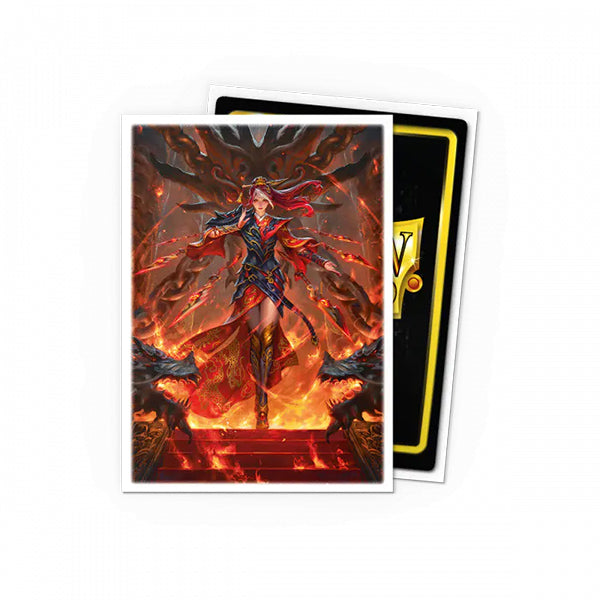 Dragon Shield Flesh and Blood Cindra - Matte Art Sleeves - Standard Size artwork detail