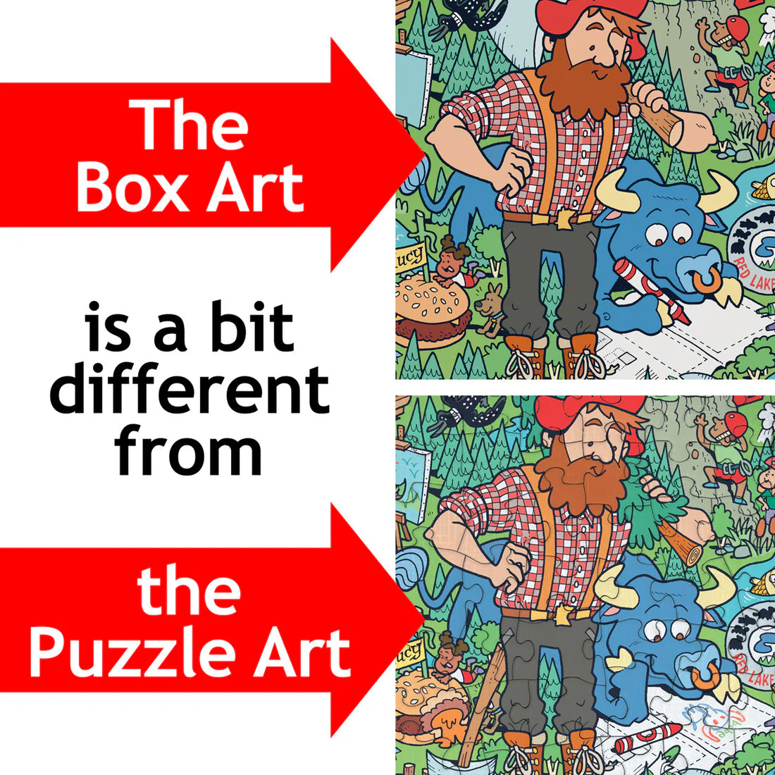 Color Me Minnesota - 1000pc Puzzle Twist