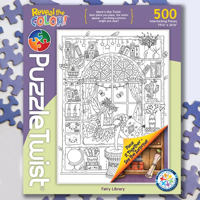Fairy Library - 500pc Puzzle Twist