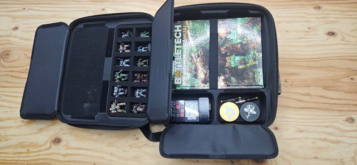 BattleTech Field Commander's Case storage and components