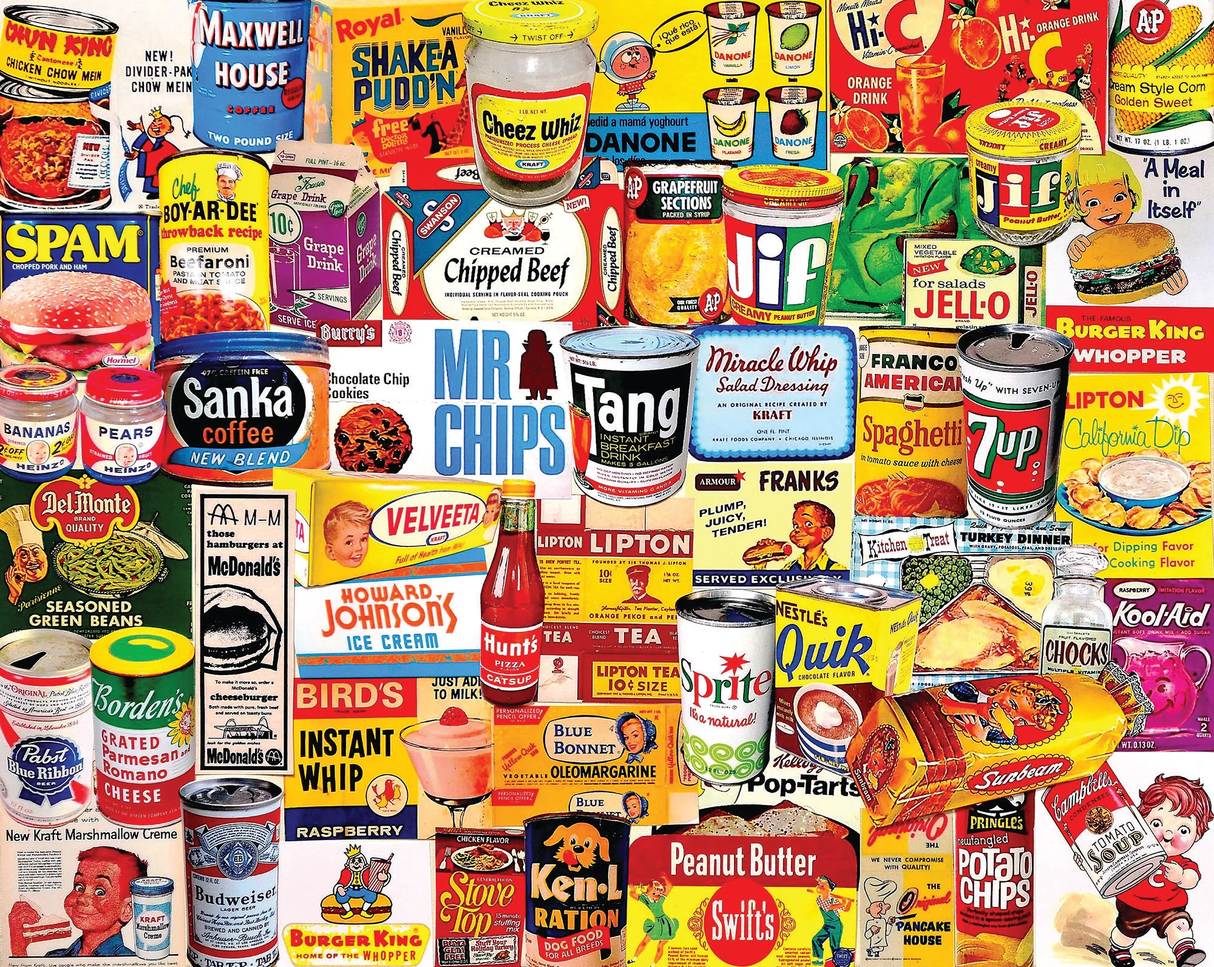 Foods We Loved - 1000 Piece Jigsaw Puzzle White Mountain