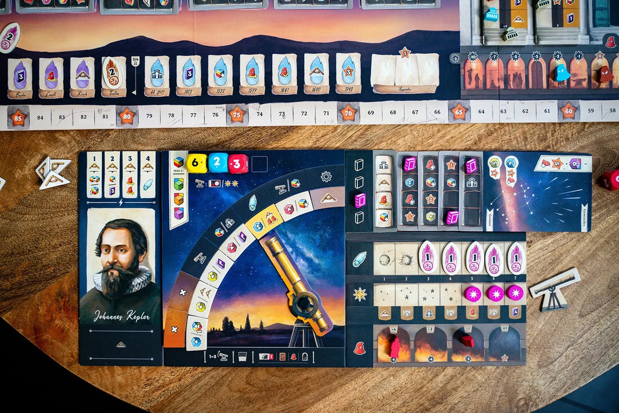 Galileo Galilei gameplay players board