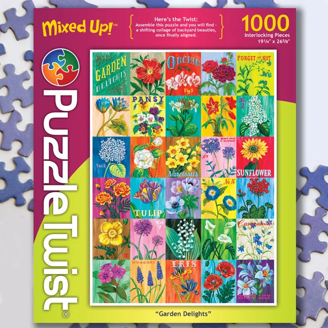 Garden Delights - 1000pc Puzzle Twist