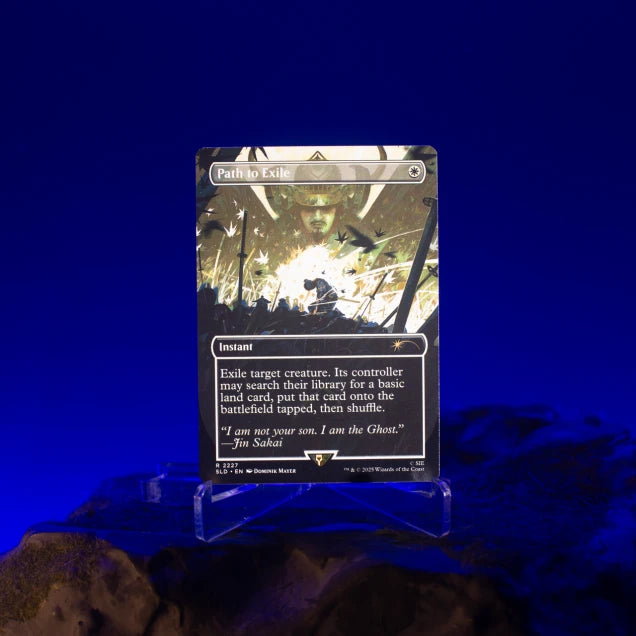 Magic the Gathering CCG: Secret Lair Drop - Playstation - Ghost of Tsushima card design