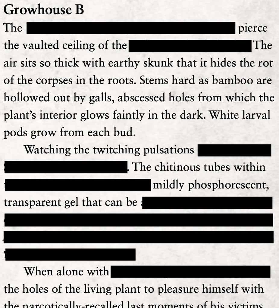 Delta Green RPG: God's Breath (Paperback) RPG interior scene with supernatural threat