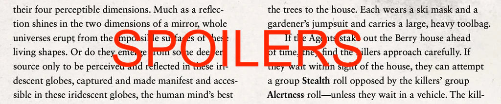 Delta Green RPG: God's Eye (Paperback) interior pages with maps and handouts