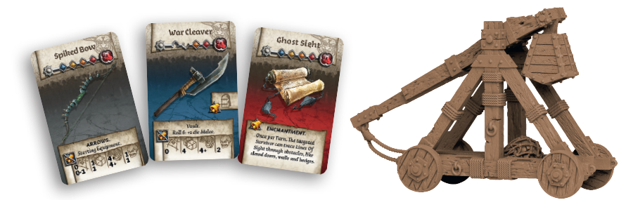 Zombicide Green Horde survivor heroes weapons