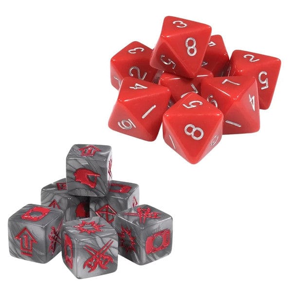 Halo: Flashpoint - Banished Dice Booster RPG dice set contents display