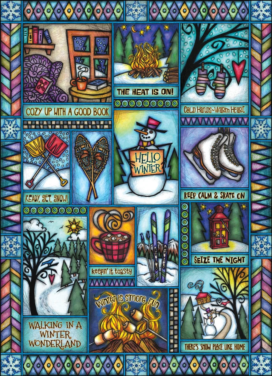 Hello Winter - 500pc Puzzle Twist