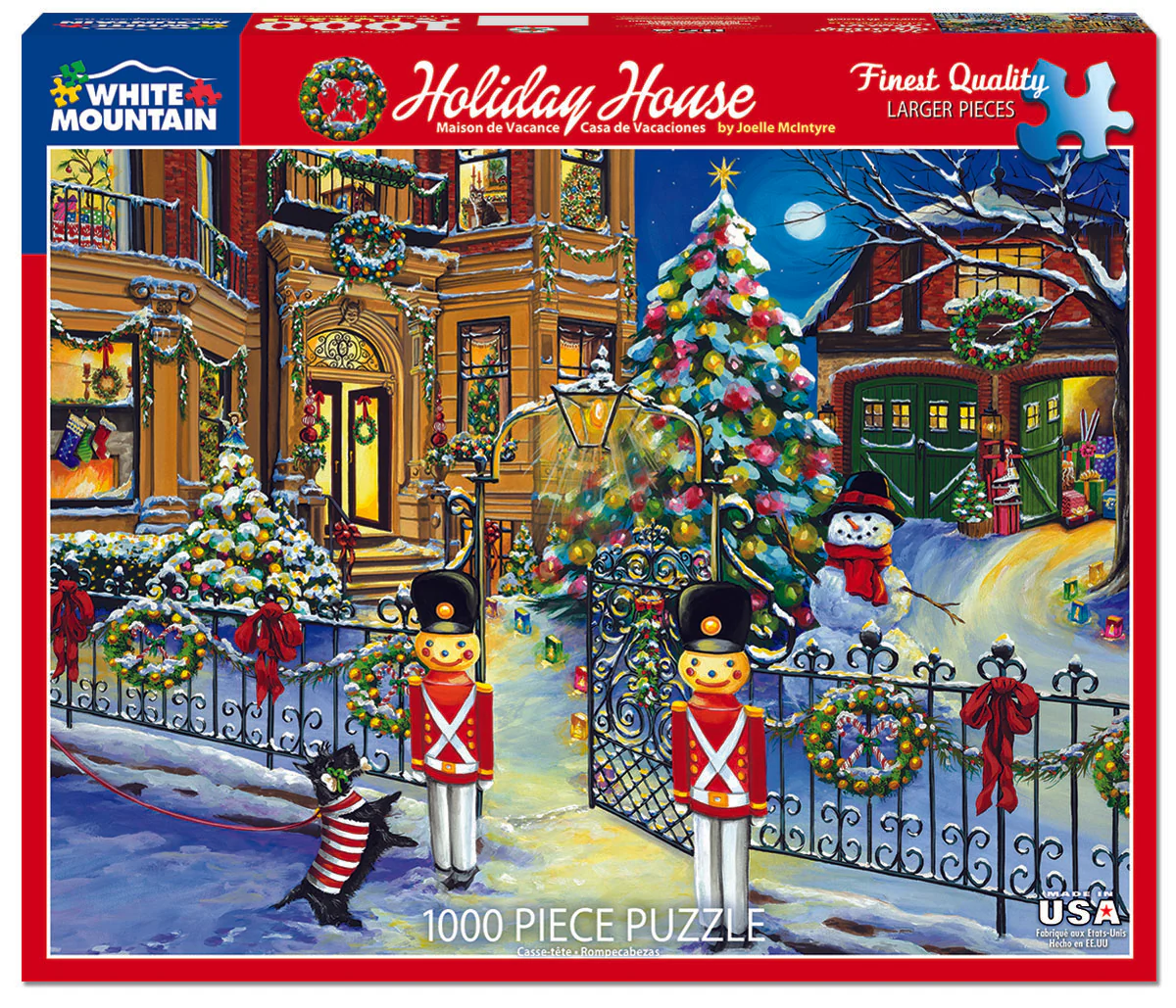 Holiday House - 1000 Piece Jigsaw Puzzle White Mountain