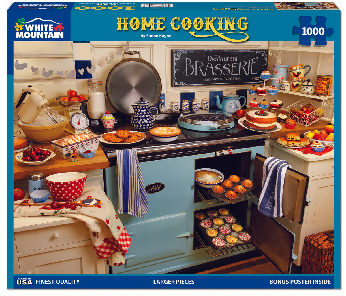 Home Cooking - 1000 Piece Jigsaw Puzzle White Mountain