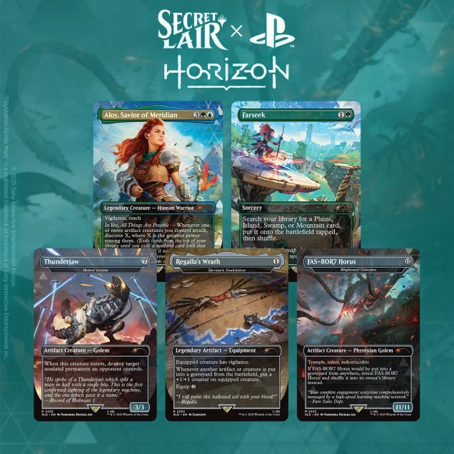 Magic the Gathering CCG: Secret Lair Drop - Playstation - Horizon: Into the Forbidden West