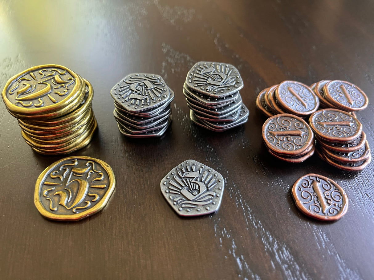 Libertalia - 54 Metal Doubloon Coins