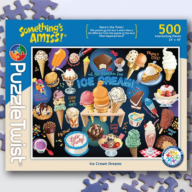 Ice Cream Dreams - 500pc Puzzle Twist