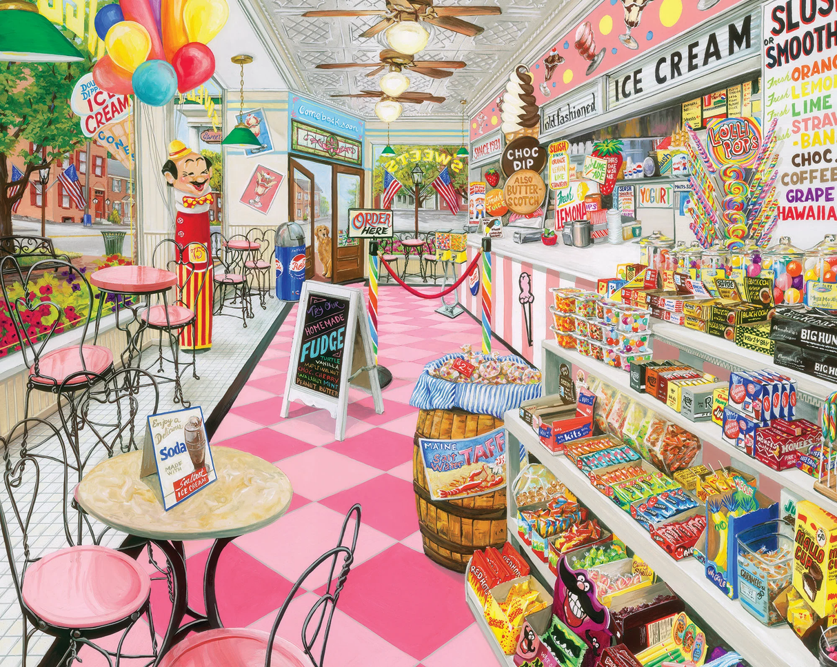 Ice Cream Parlor - 1000 Piece Jigsaw Puzzle White Mountain