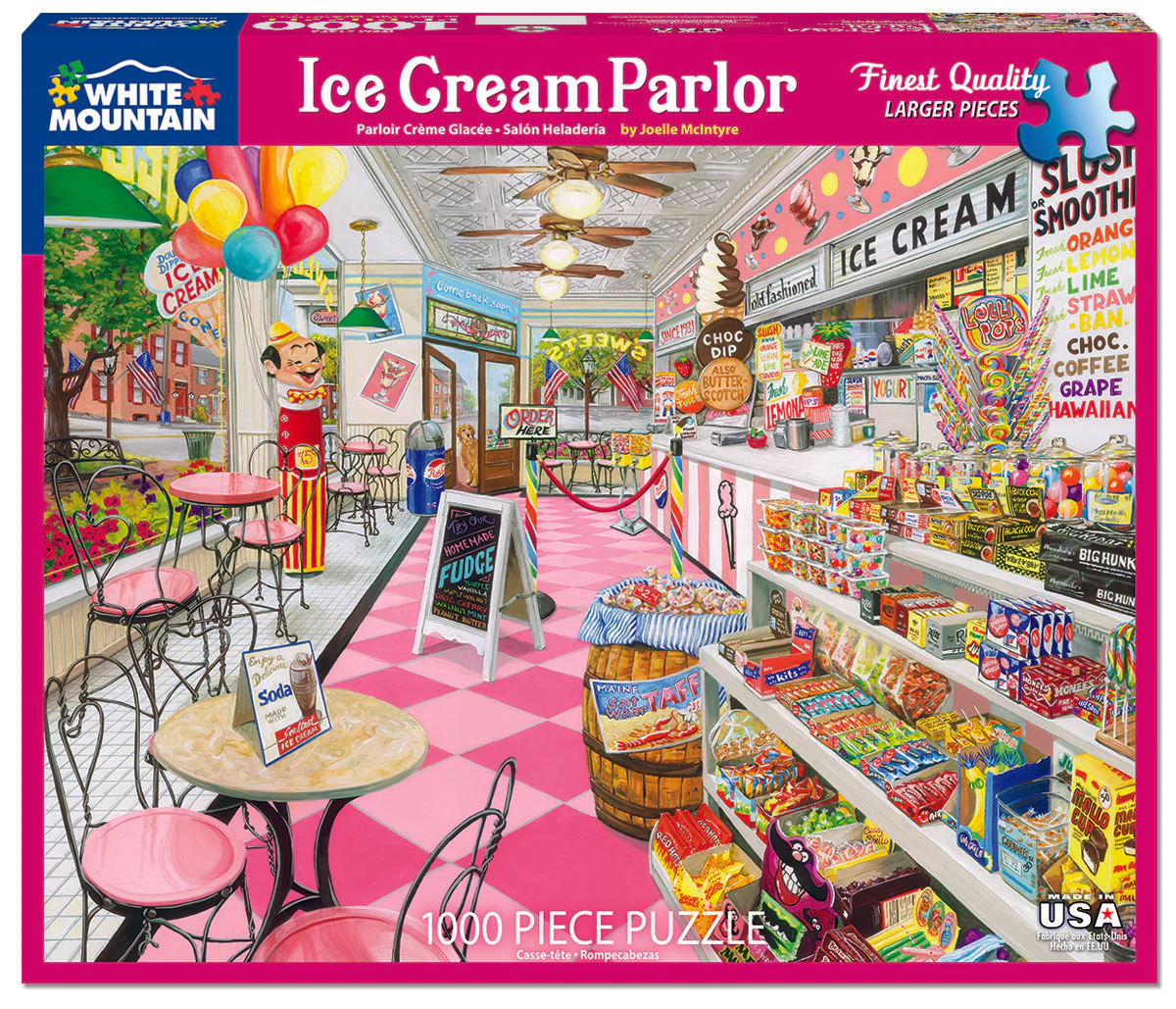 Ice Cream Parlor - 1000 Piece Jigsaw Puzzle White Mountain