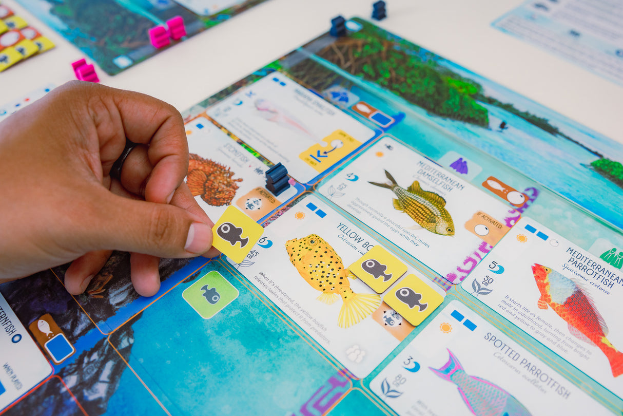 Finspan fish migration and ecosystem gameplay mechanics