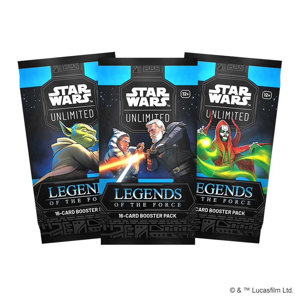 Star Wars Unlimited: Legends of the Force - Case of (6) Booster Display Boxes