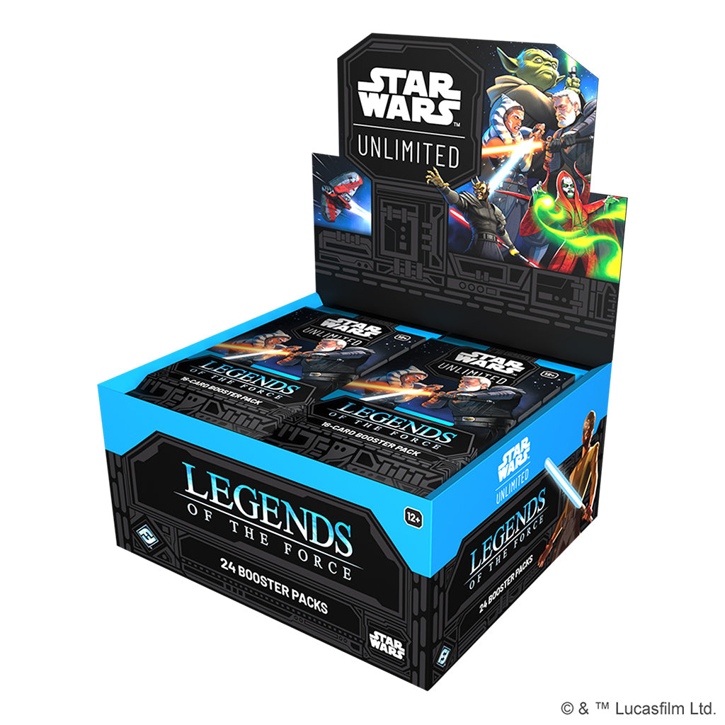 Star Wars Unlimited: Legends of the Force - Case of (6) Booster Display Boxes