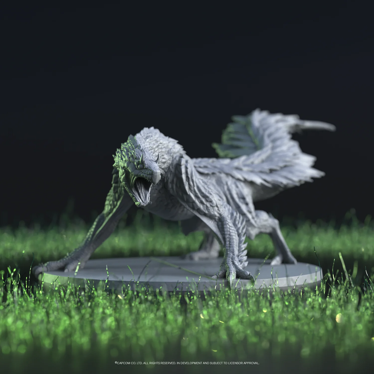 Monster Hunter World Ancient Forest with detailed monster miniatures