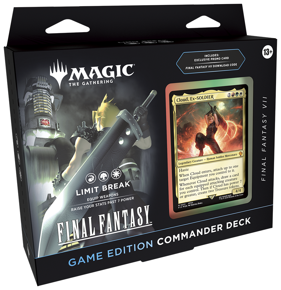 Magic: The Gathering - Final Fantasy Holiday FFVII Video Game Commander Deck Limit Break | Elderwoods