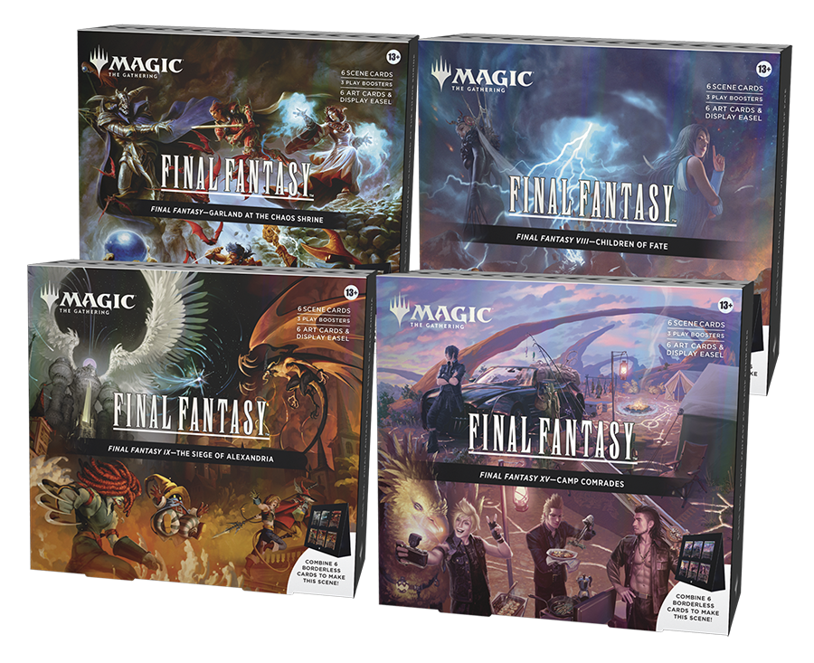 Magic: The Gathering - Final Fantasy Holiday Scene Box Set (1 each of all 4)